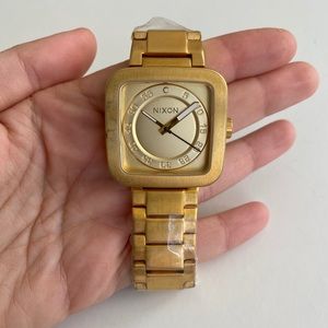 Gold Nixon Watch